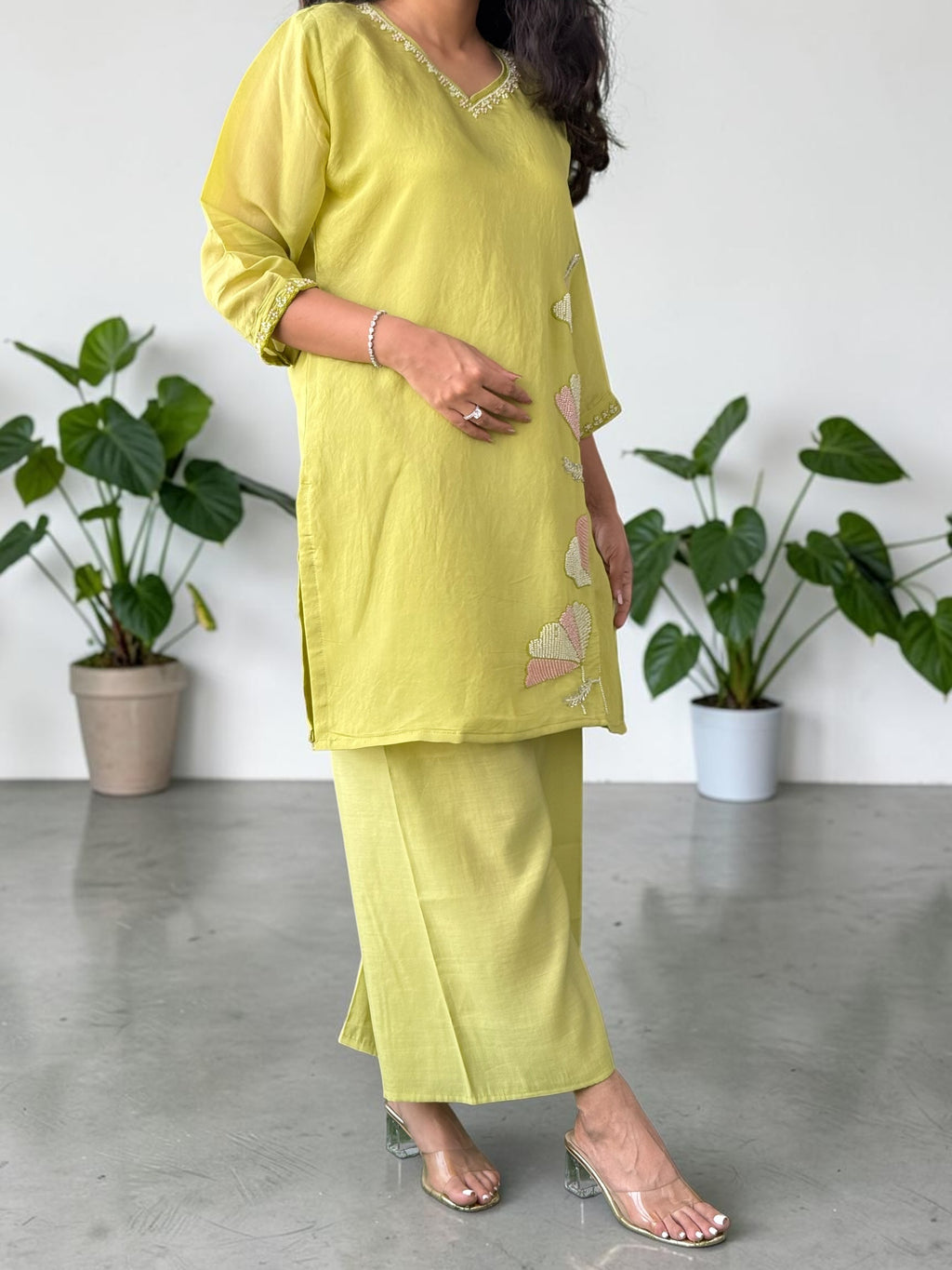 Mint Green Mul Cotton Co-ord Set