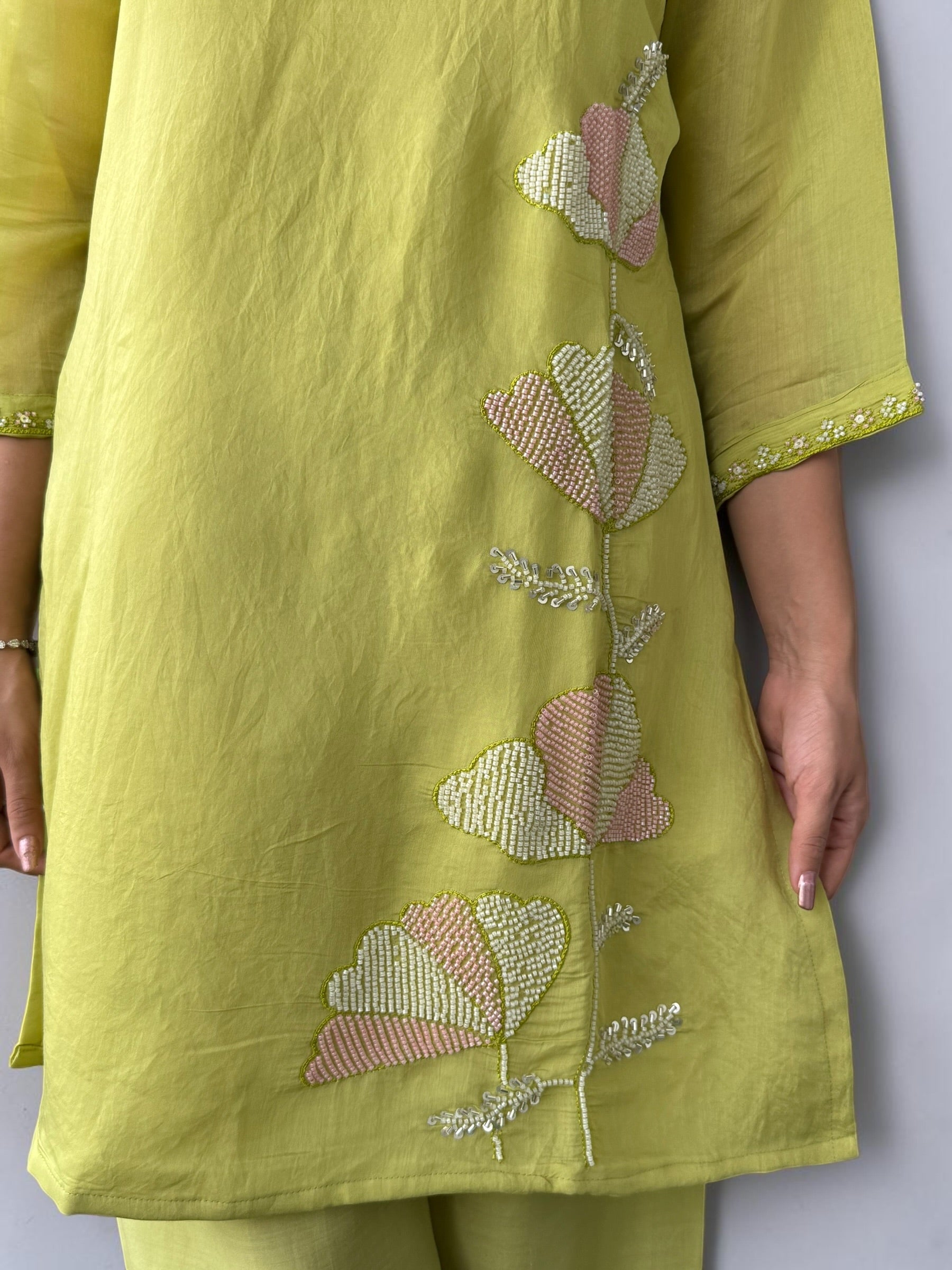 Mint Green Mul Cotton Co-ord Set